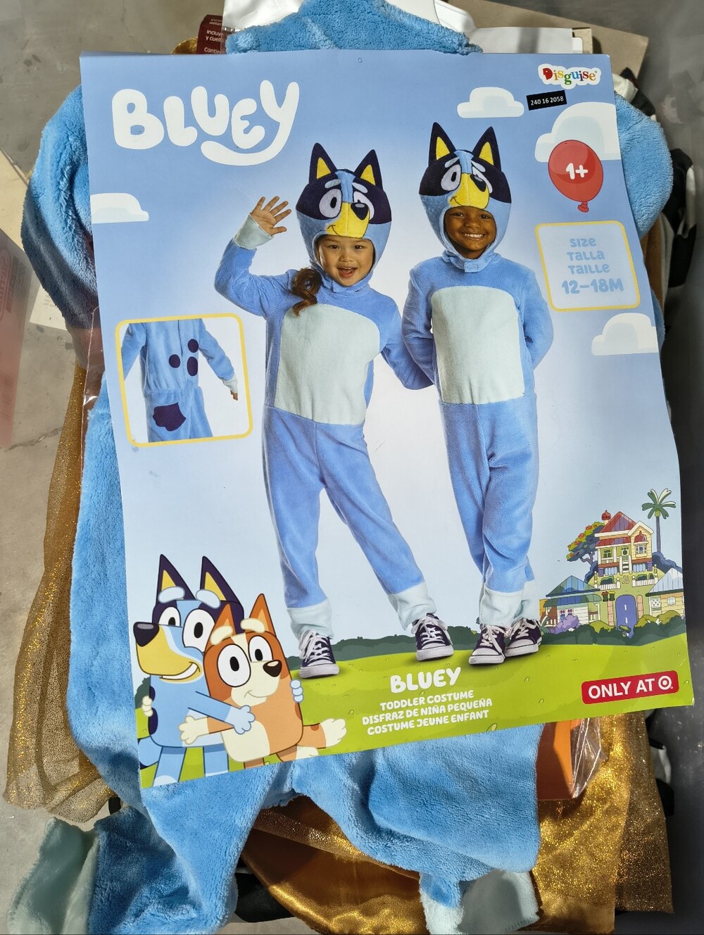 Bluey Toddler Costume Size 12-18 Months